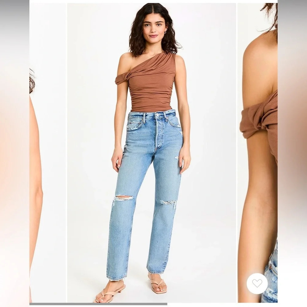 AGOLDE revolve spring party casual boho
Hilma Twist Sleeve Bodysuit XL $148